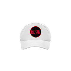 Basic White 7-Panel Cap with Removable Patches - Huegen.pk