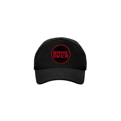 Basic Black Cap with Game Over Patch