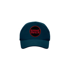 Basic Navy Blue Cap with Game Over Patch