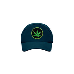 Basic Navy Blue Cap with Leaf Patch