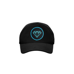 Basic Black Cap with Diamond Patch