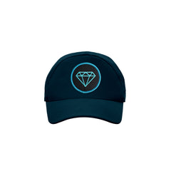 Basic Navy Blue Cap With Diamond Patch