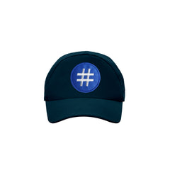 Basic Navy Blue Cap With Hashtag Patch