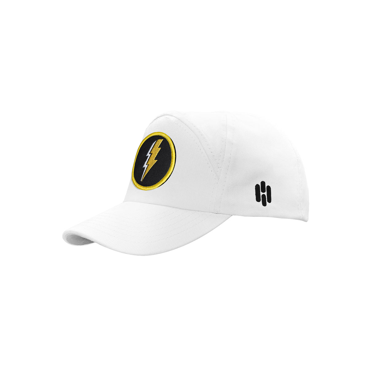 Basic White Cap With Flash Patch