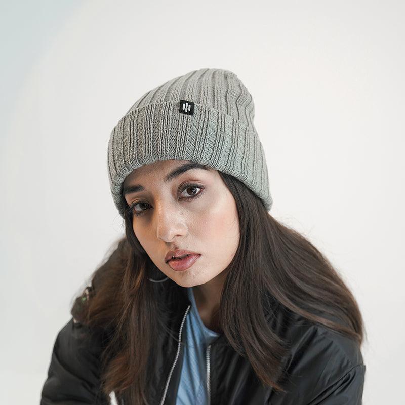 Grey Beanie - Huegen.pk