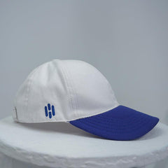 Navy Blue & White Baseball Cap - Huegen.pk