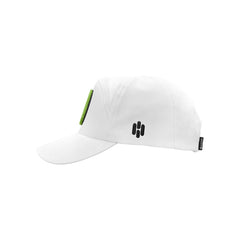 Basic White Cap with Leaf Patch