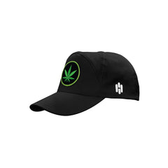 Basic Black Cap with Leaf Patch