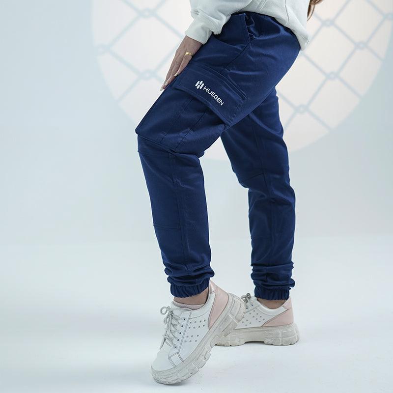 Navy Blue Cargo Pant - Huegen.pk