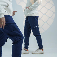 Navy Blue Cargo Pant - Huegen.pk